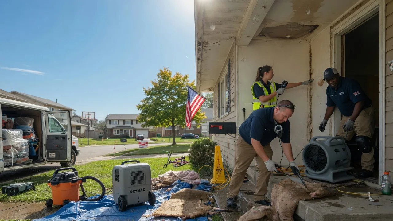 Water Damage Restoration in De Land, IL near me